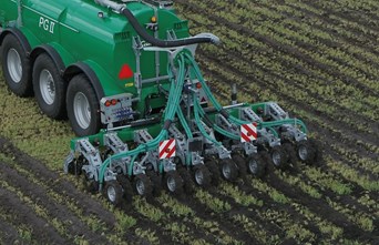 SAMSON AGRO A/S launches new injector for placing slurry in row crops